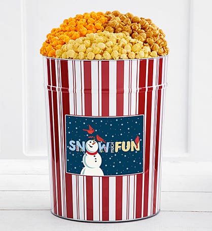 Tins With Pop® 4 Gallon Snow Much Fun Snowman